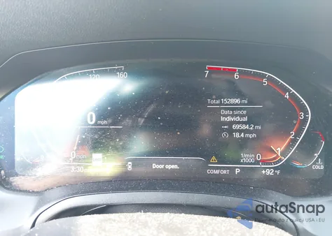 2020 BMW 330I xDrive z USA, uszkodzony, nr VIN 3MW5R7J04L8B08616